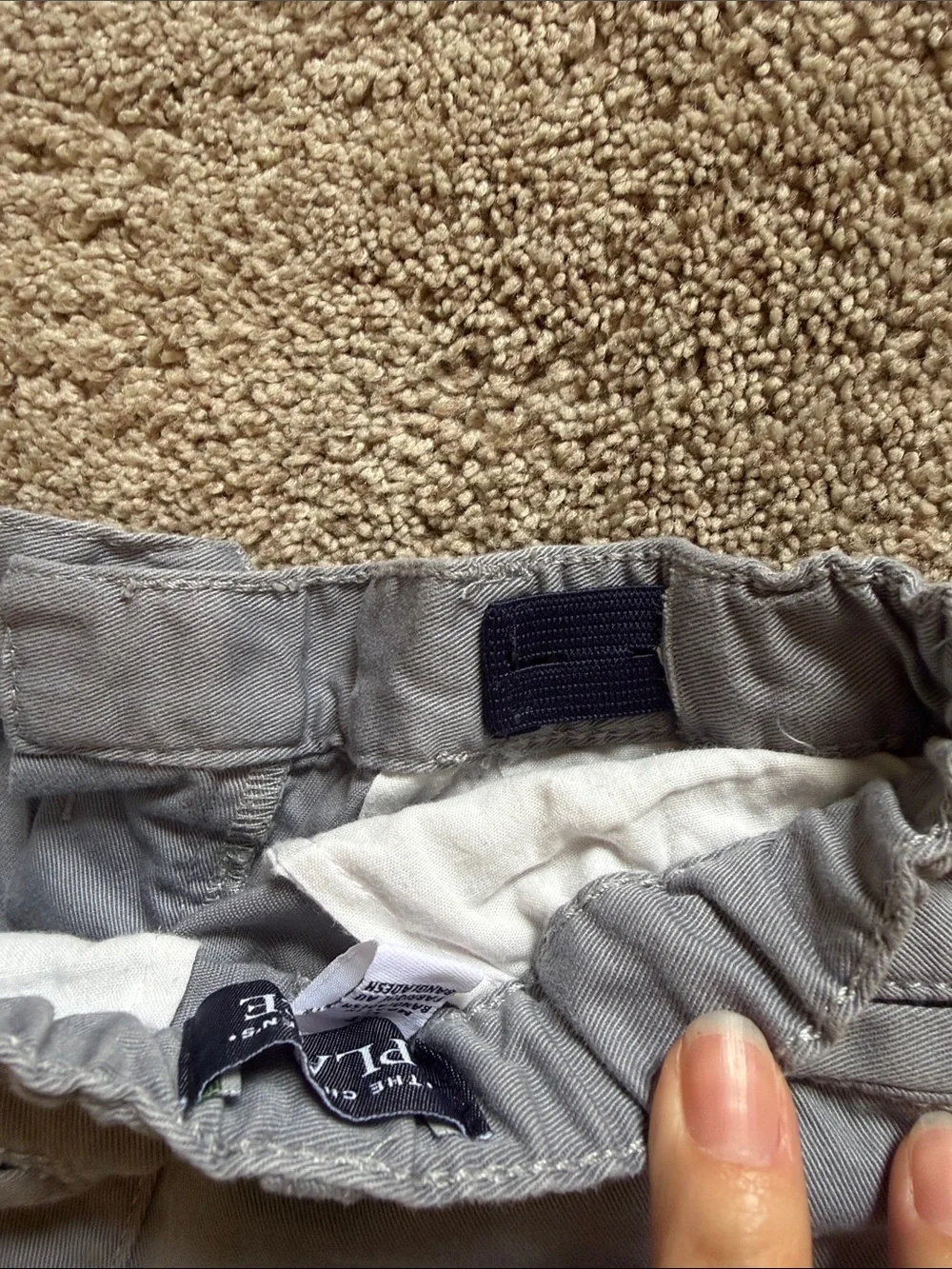 The Children’s Place 3T Gray Stretch Chino Pants